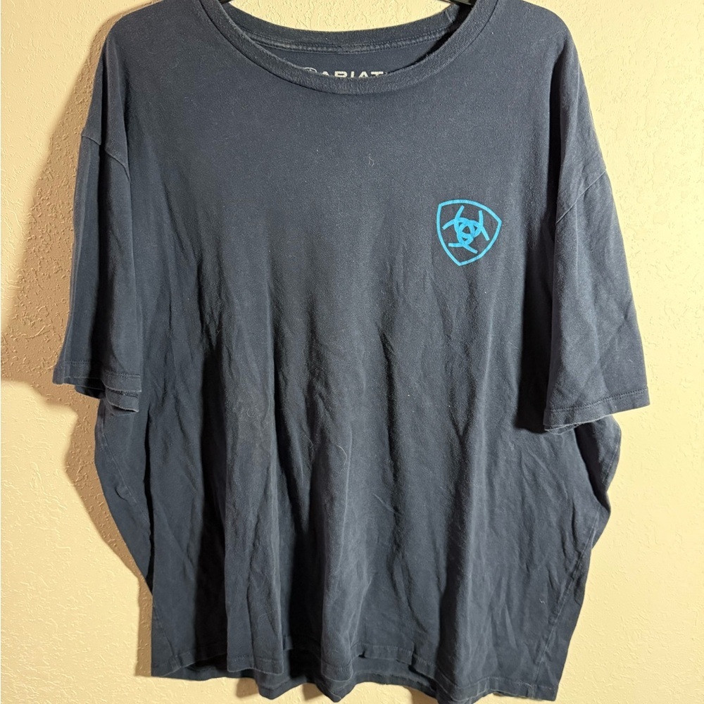 Men’s XXL Blue Ariat Outdoor, Lightweight, Workmen’s, Short Sleeve Tee Shirt